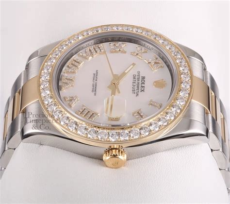 rolex diamond bezel datejust ii|rolex datejust 41mm diamond bezel.